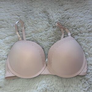 Jessica Simpson Cream Underwire Bra with Adjustable Straps 34C